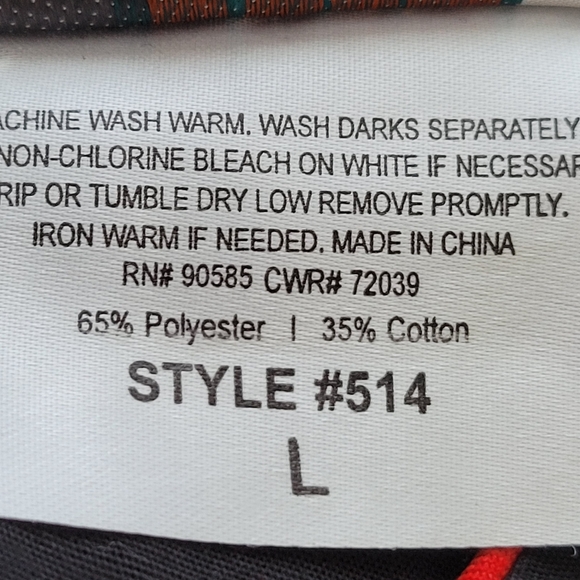 Happy Chef | Signature Chef Coat NWOT Unisex black & red Men's Large - Picture 8 of 11